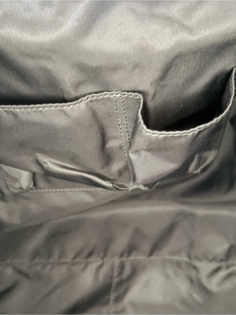 Gucci Black Canvas Duffel with Orange Trim and Striped Handles